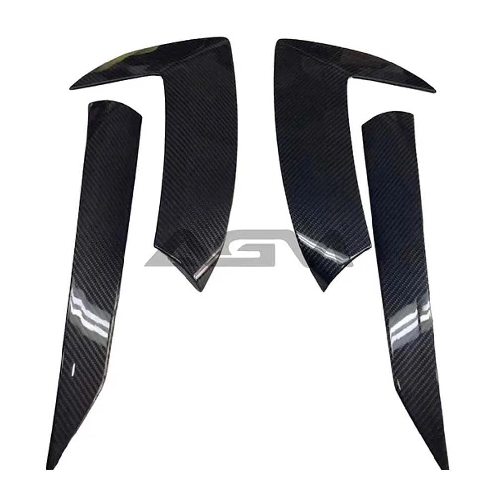 C8 Corvette AGM Carbon Fiber Boomerangs Door Handles and Scoops Set