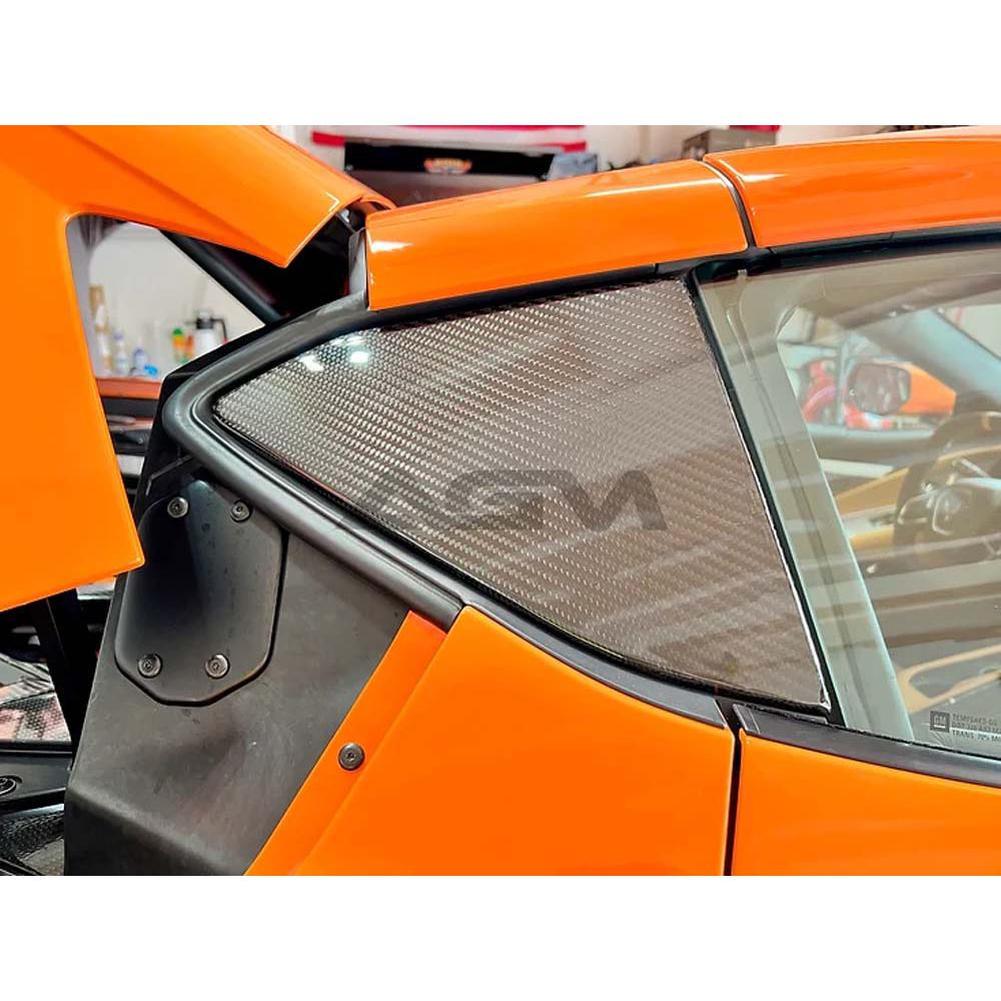 C8 Corvette AGM Carbon Fiber A and B Pillar Covers