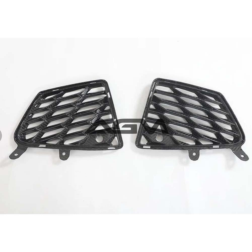 C8 Corvette AGM Carbon Fiber Rear Grille Inserts
