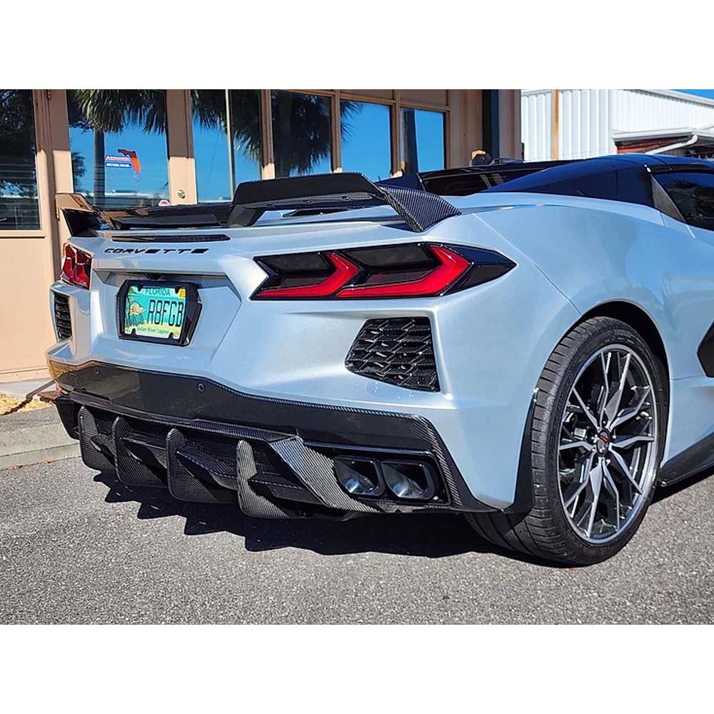 C8 Corvette AGM Carbon Fiber Diffuser Fins