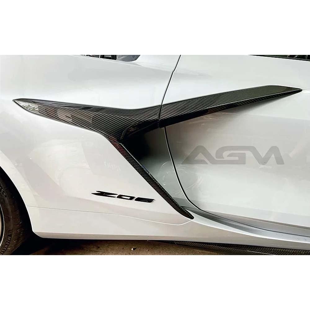 C8 Corvette AGM Carbon Fiber Z06/ERay Wishbone (Door Handles/Scoops)