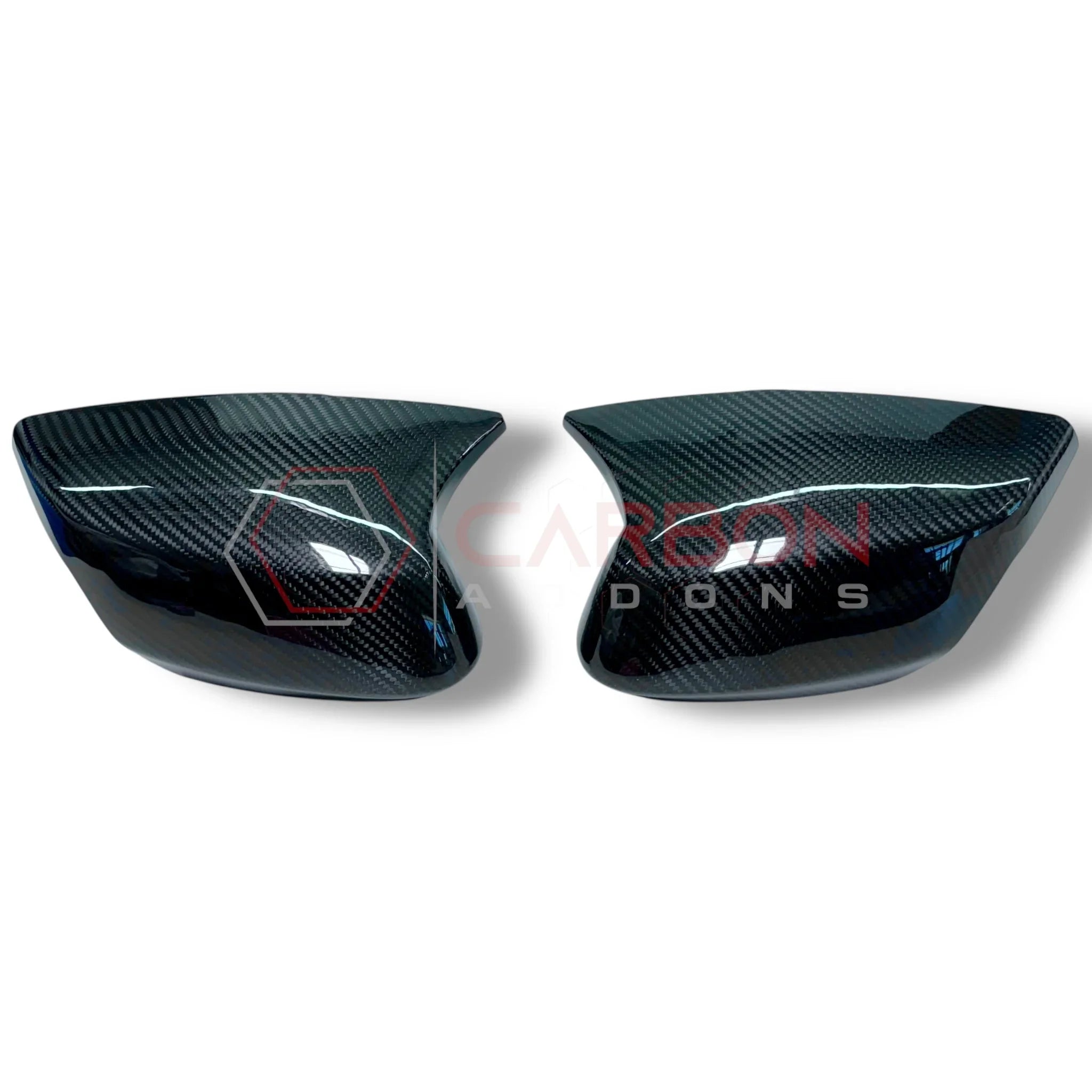 C8 Corvette Carbon Fiber M-Style Side View Mirror Cap Covers