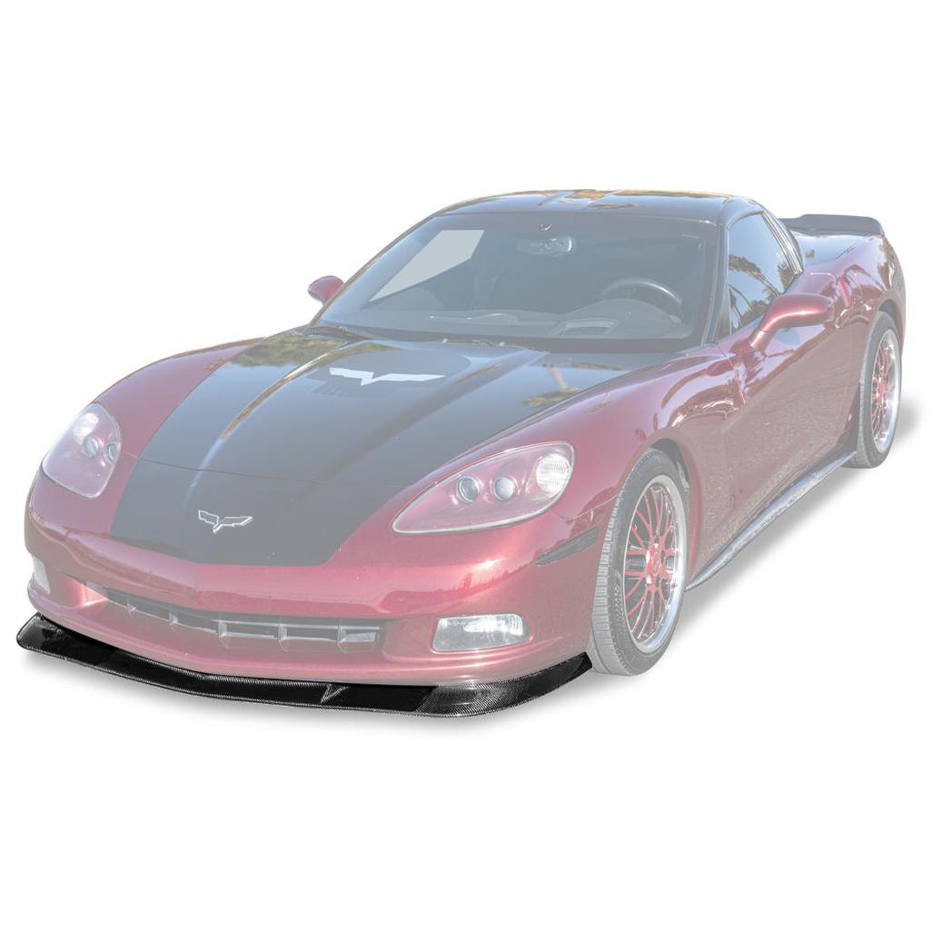 Corvette C6 Base Extended ZR1 Style Front Splitter : 2005-2013 C6 Base