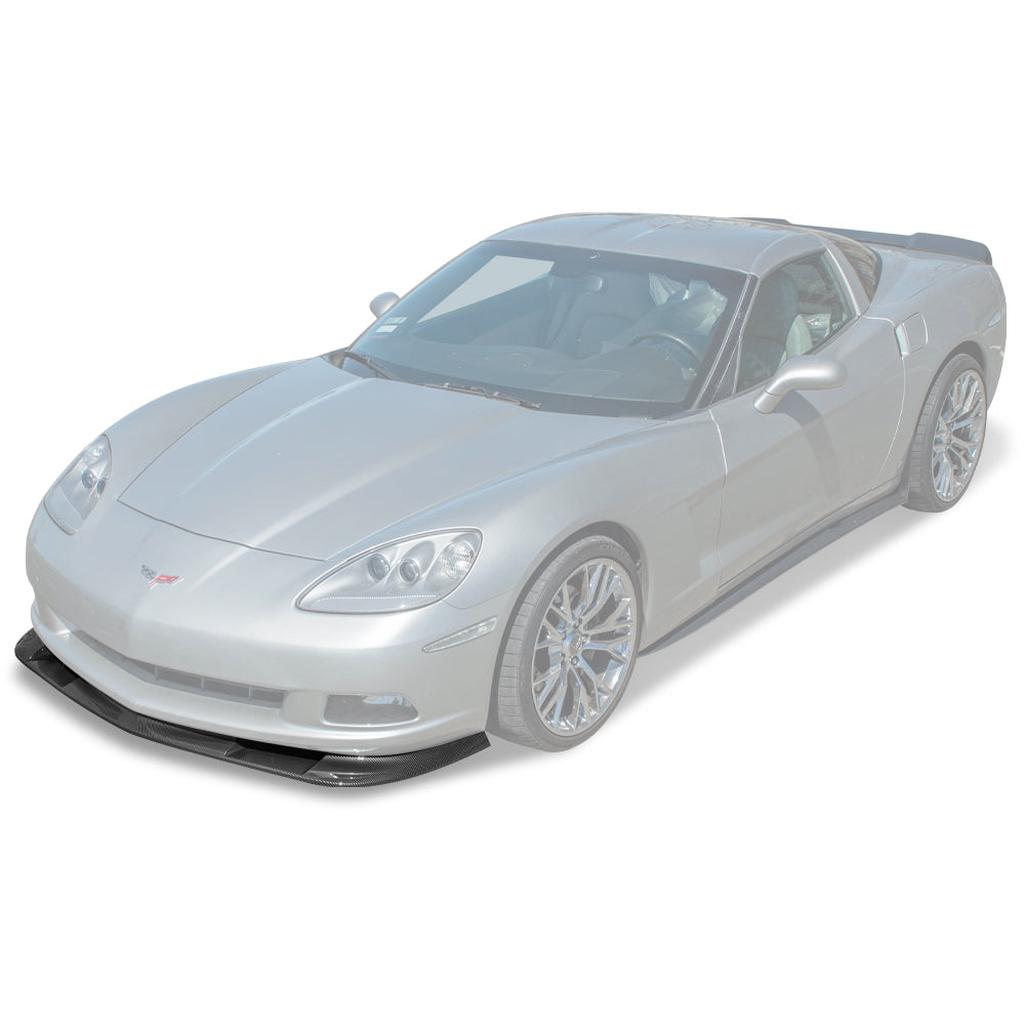 Corvette C6 Base Extended ZR1 Style Front Splitter : 2005-2013 C6 Base