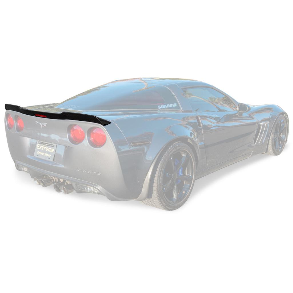 Corvette C6 ZR1 Extended Rear Trunk Spoiler