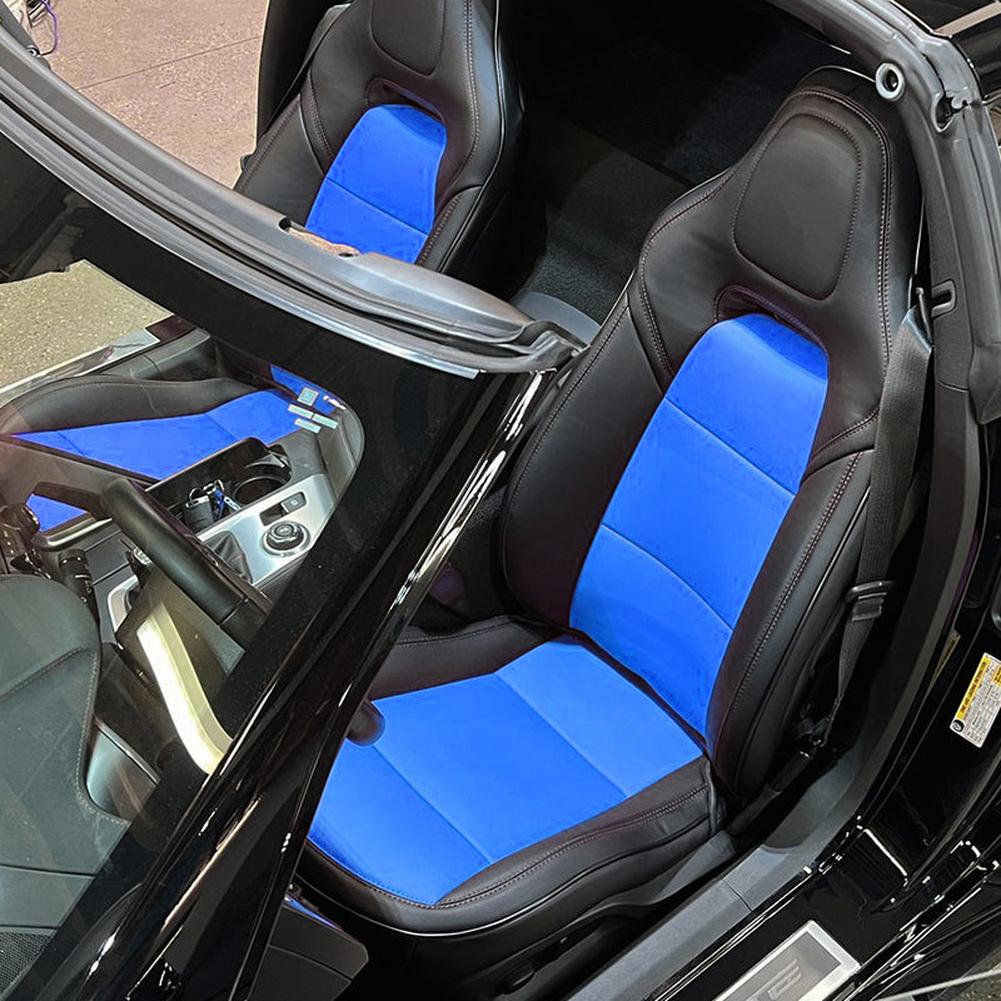Corvette Custom Leather Seat Covers - Standard Seats : 2014-2019 C7 Stingray, Z51, Z06, Grand Sport