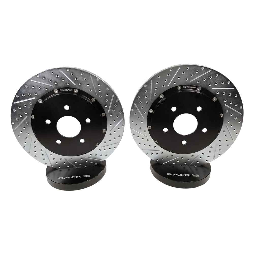 1997-2013 C5,C6 Corvette Brake Package - Baer EradiSpeed Rotors/Hawk Pads