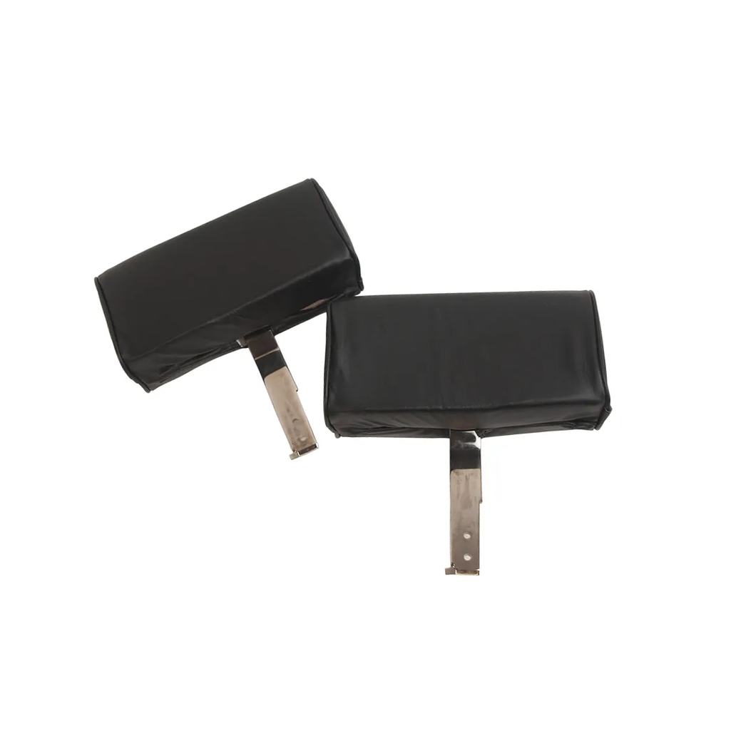 C2 1966 Corvette Headrests - Complete Leather - Pair