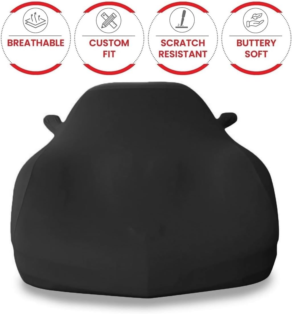 Corvette Ultraguard Stretch Satin Car Cover - Black - Indoor : 1984-1994 C4