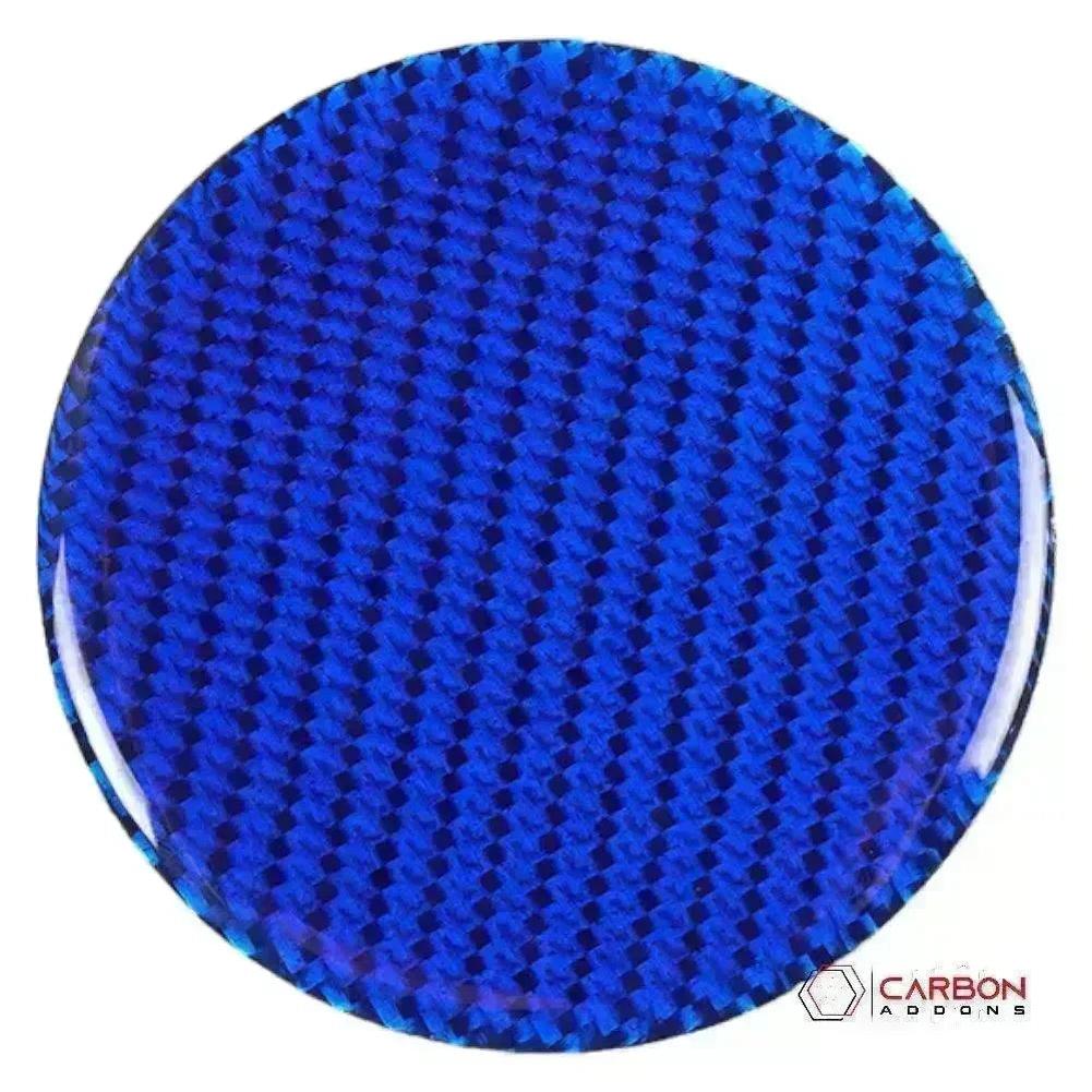 C8 Corvette Carbon Fiber Steering Wheel Button Trim Cover