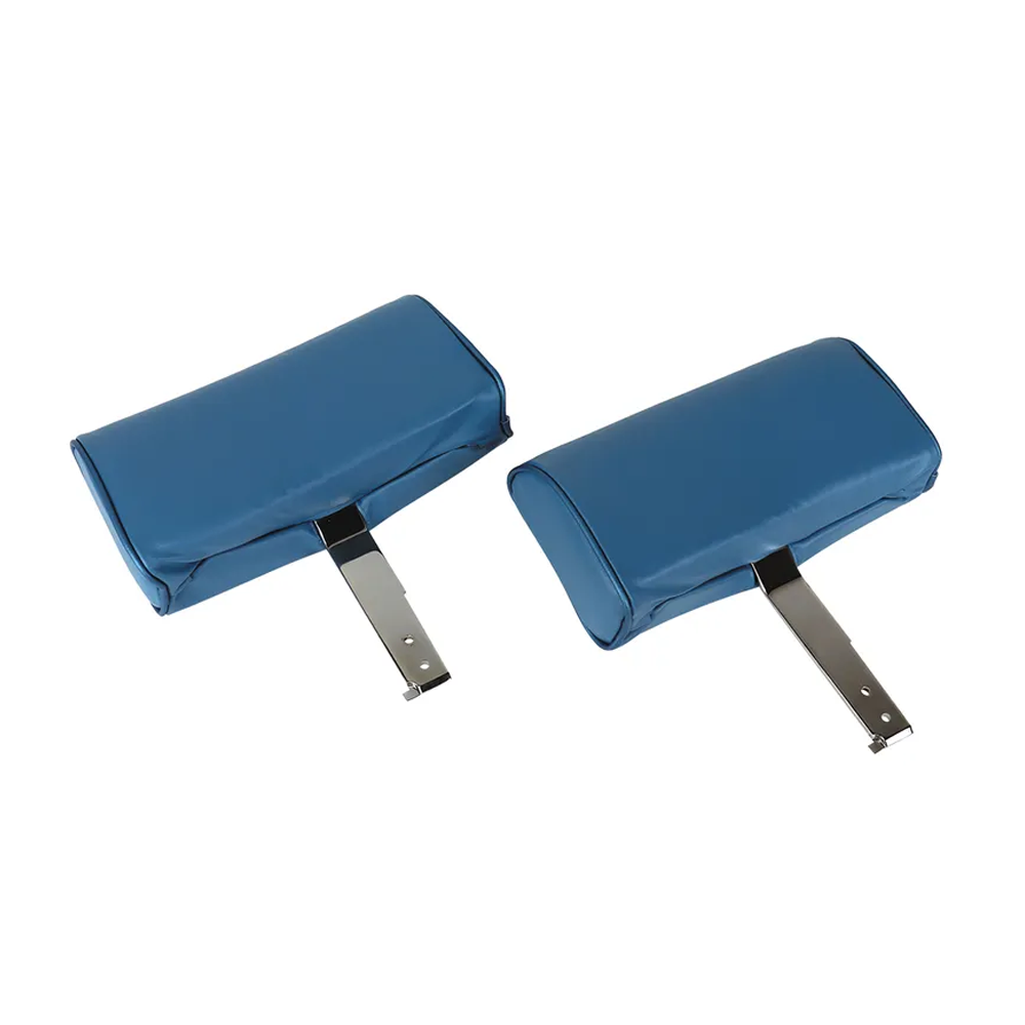 C2 1967 Corvette Headrests - Complete Leather - Pair