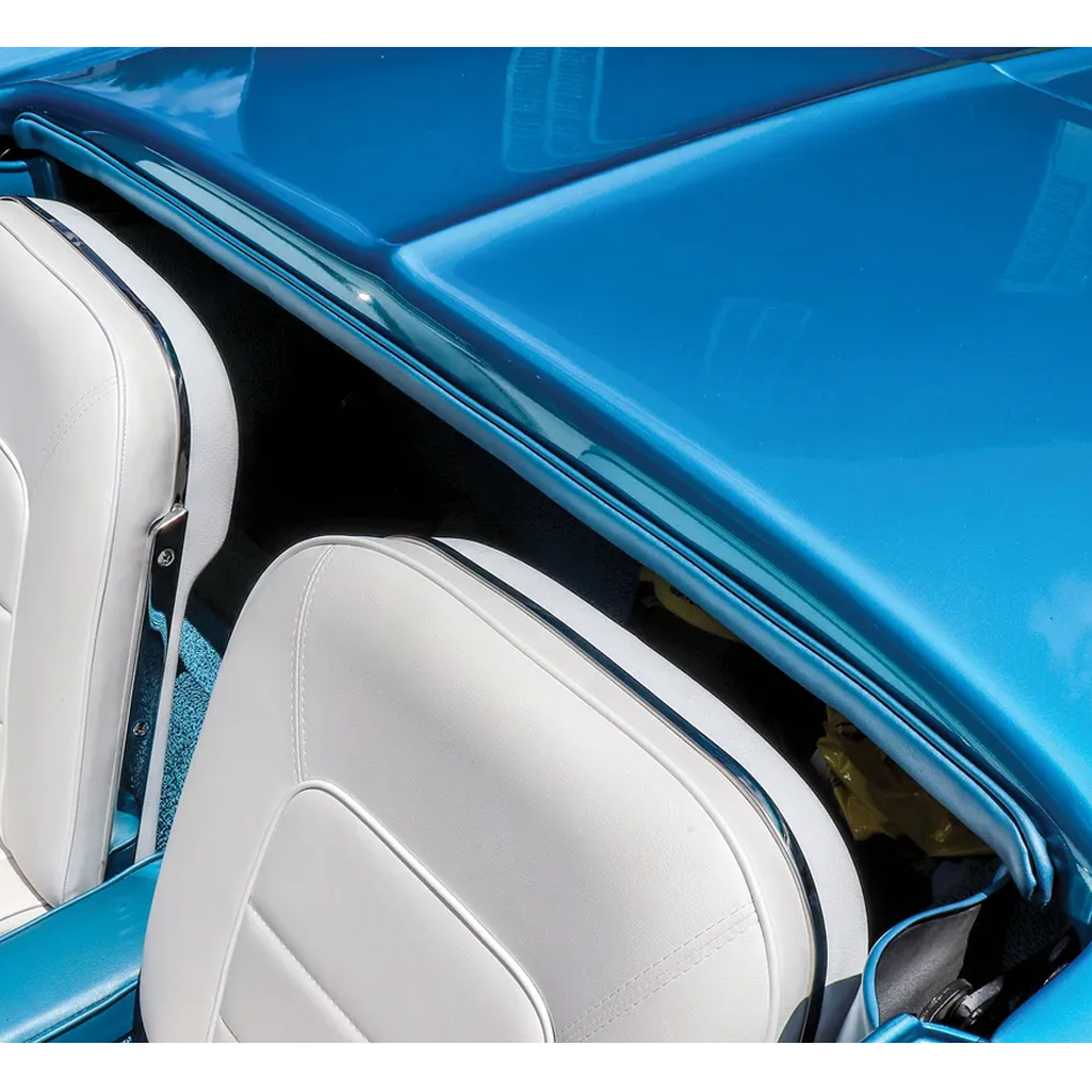 C2 1965-1967 Corvette Deck Lid Trim Strip - Vinyl