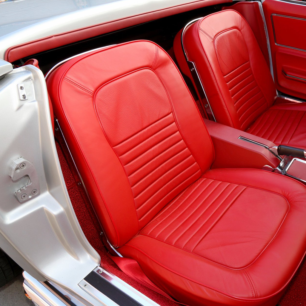 C2 1967 Corvette Seat Side Chrome - 4 Piece Set