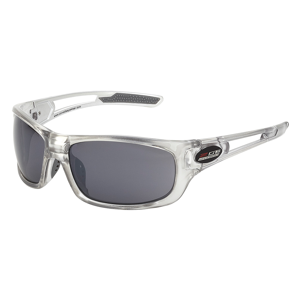 Corvette Full Frame Sunglasses - Silver Mirage : C7/Z06 Logo