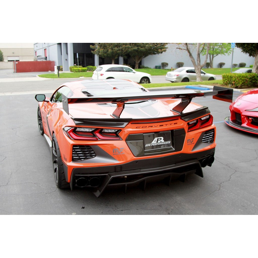 Corvette C8 Coupe GTC-500 Adjustable Wing 2020-2025
