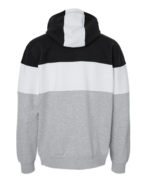 C8 Corvette Color Block Hoodie : Black, White Gray