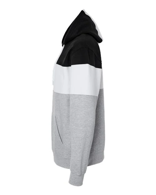 C8 Corvette Color Block Hoodie : Black, White Gray