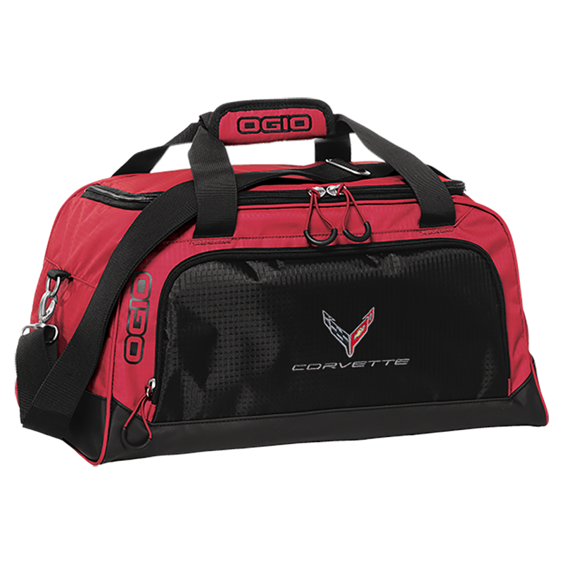 C8 Corvette Breakaway Ogio Duffel Bag : Red/Black