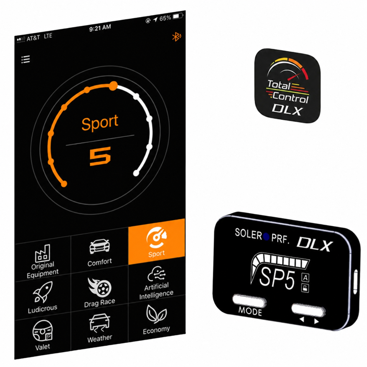 Corvette Soler Performance DLX Bluetooth Throttle Controller : C7 Z51, Z06, Grand Sport, C8 Stingray, Z06: 2014-2027