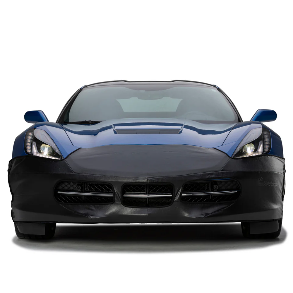 Corvette Front End Mask Colgan Original Car Bra - Black : C7 2014-2019 Stingray, Z51