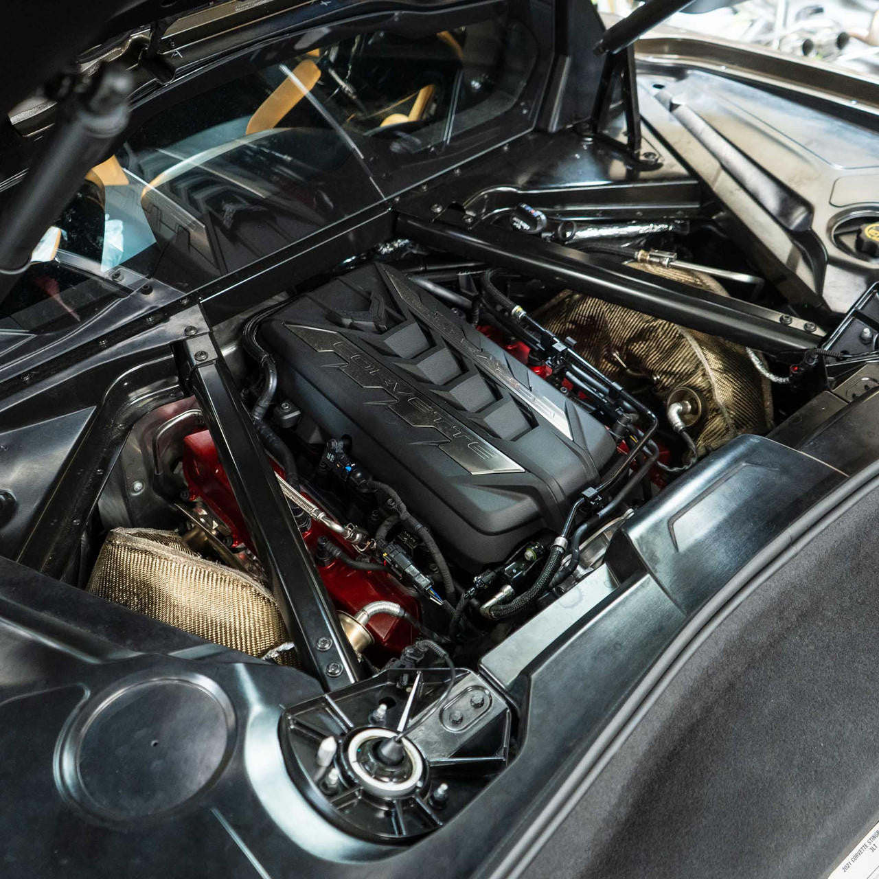 C8 Corvette Long Tube Header Blankets : 2020+