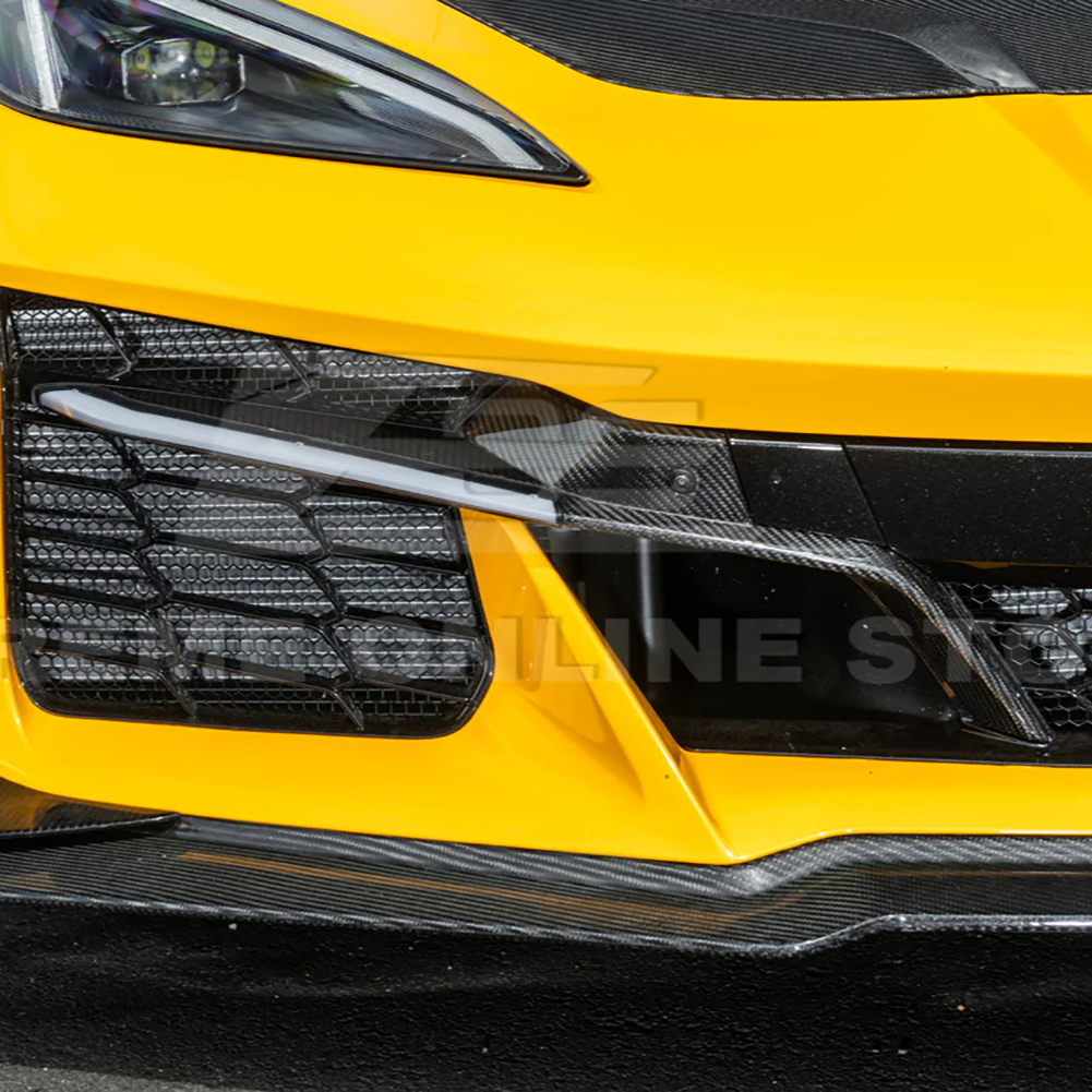 C8 Corvette Front Grill Sequential LED DRL Light Bar Bezel Insert 2023-2026 Z06, E-Ray, ZR1