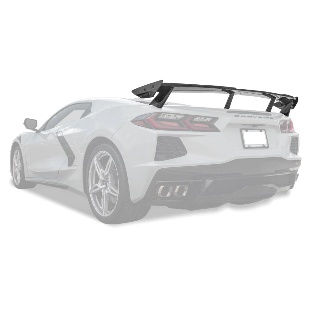 Corvette C8 5VM Rear Trunk Spoiler High Wing : 2020-2025 Stingray
