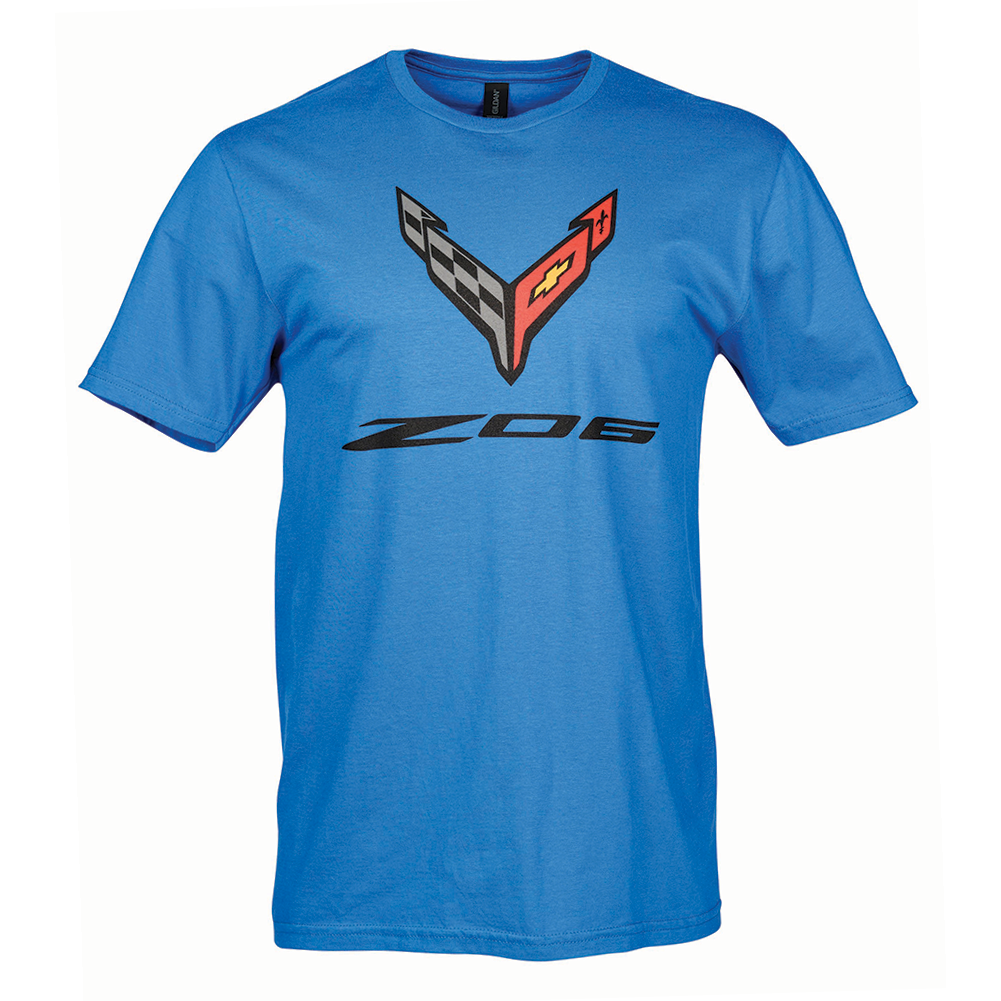 C8 Corvette Z06 T-Shirt : Blue