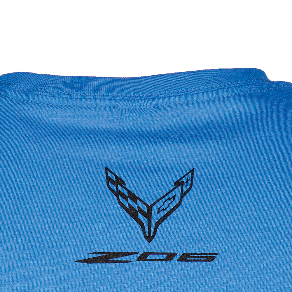 C8 Corvette Z06 T-Shirt : Blue