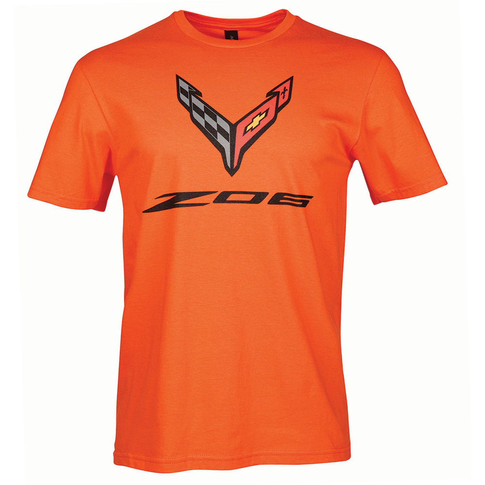 C8 Corvette Z06 T-Shirt : Orange
