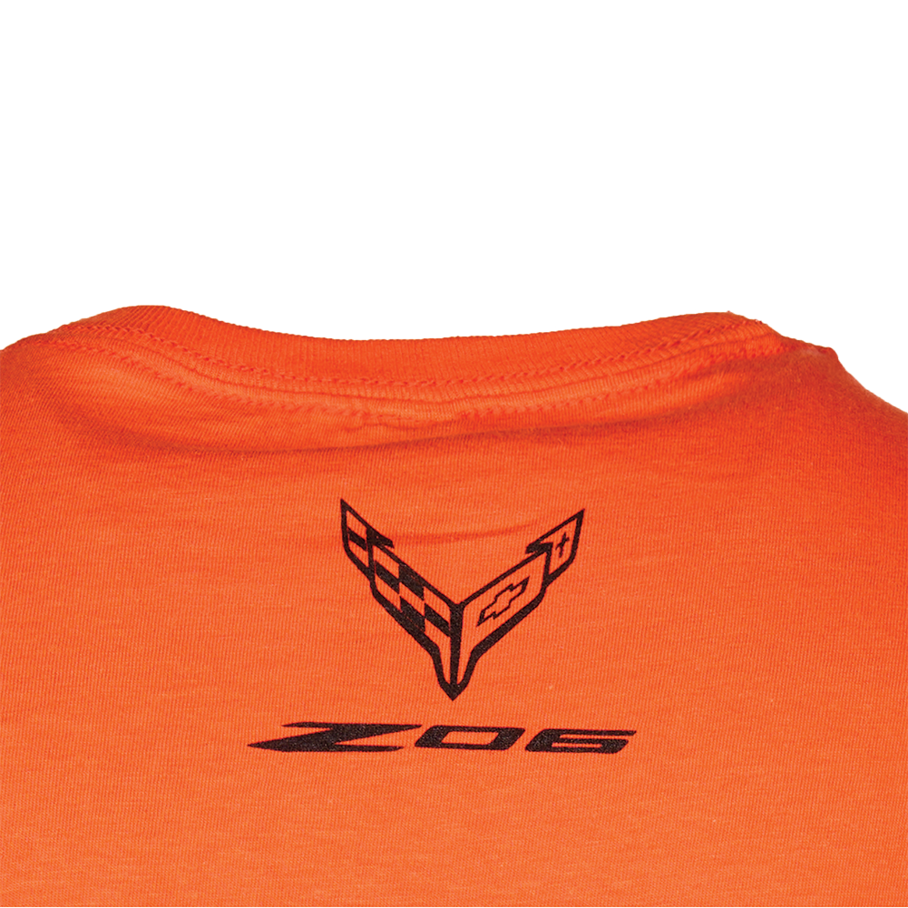 C8 Corvette Z06 T-Shirt : Orange