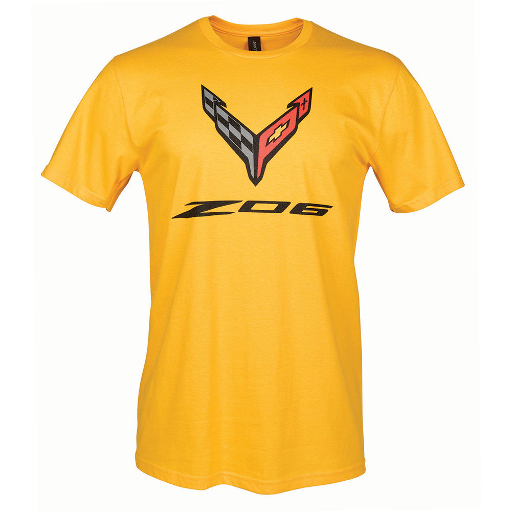 C8 Corvette Z06 T-Shirt : Yellow