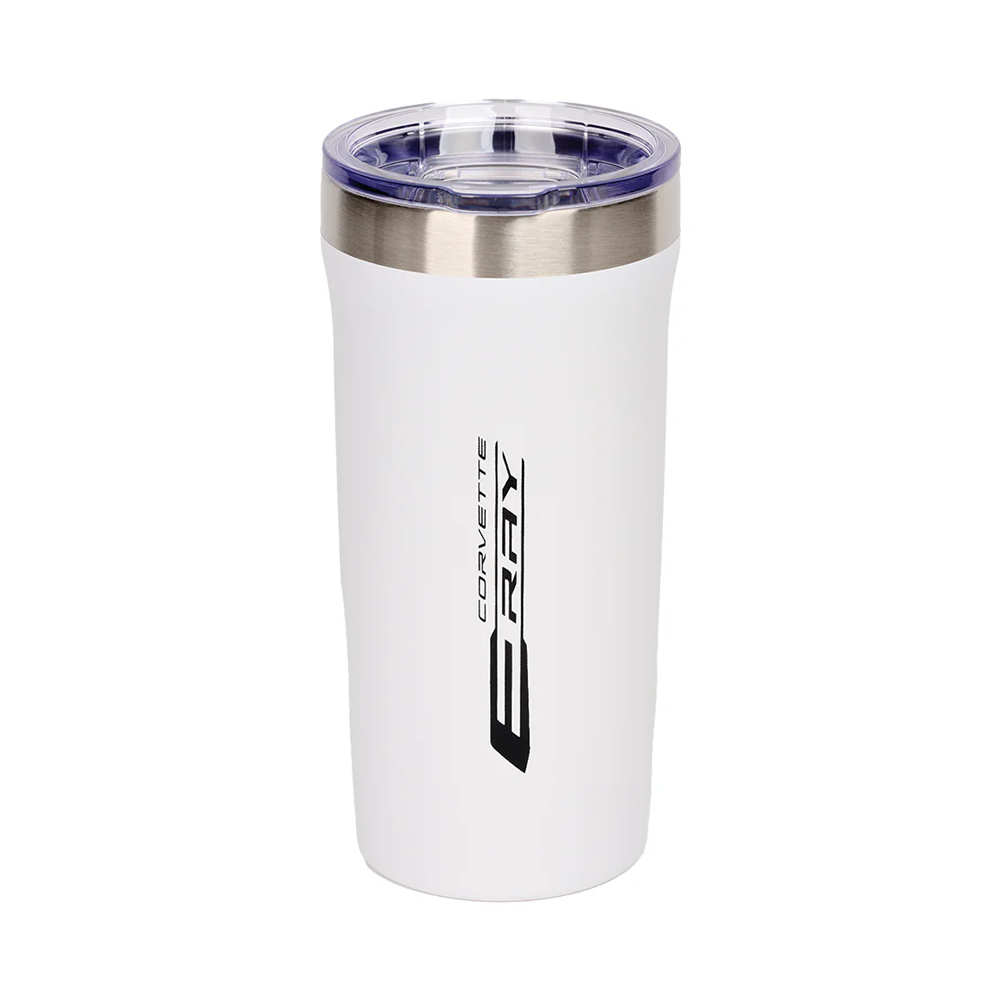 C8 Corvette E-Ray Palermo Tumbler 32oz : White