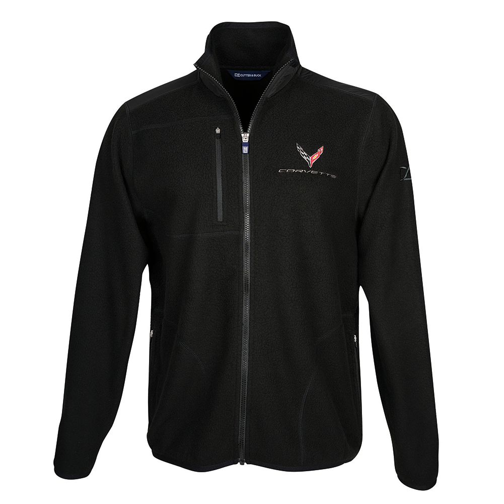 C8 Corvette Cutter & Buck Eco Fleece Full Zip