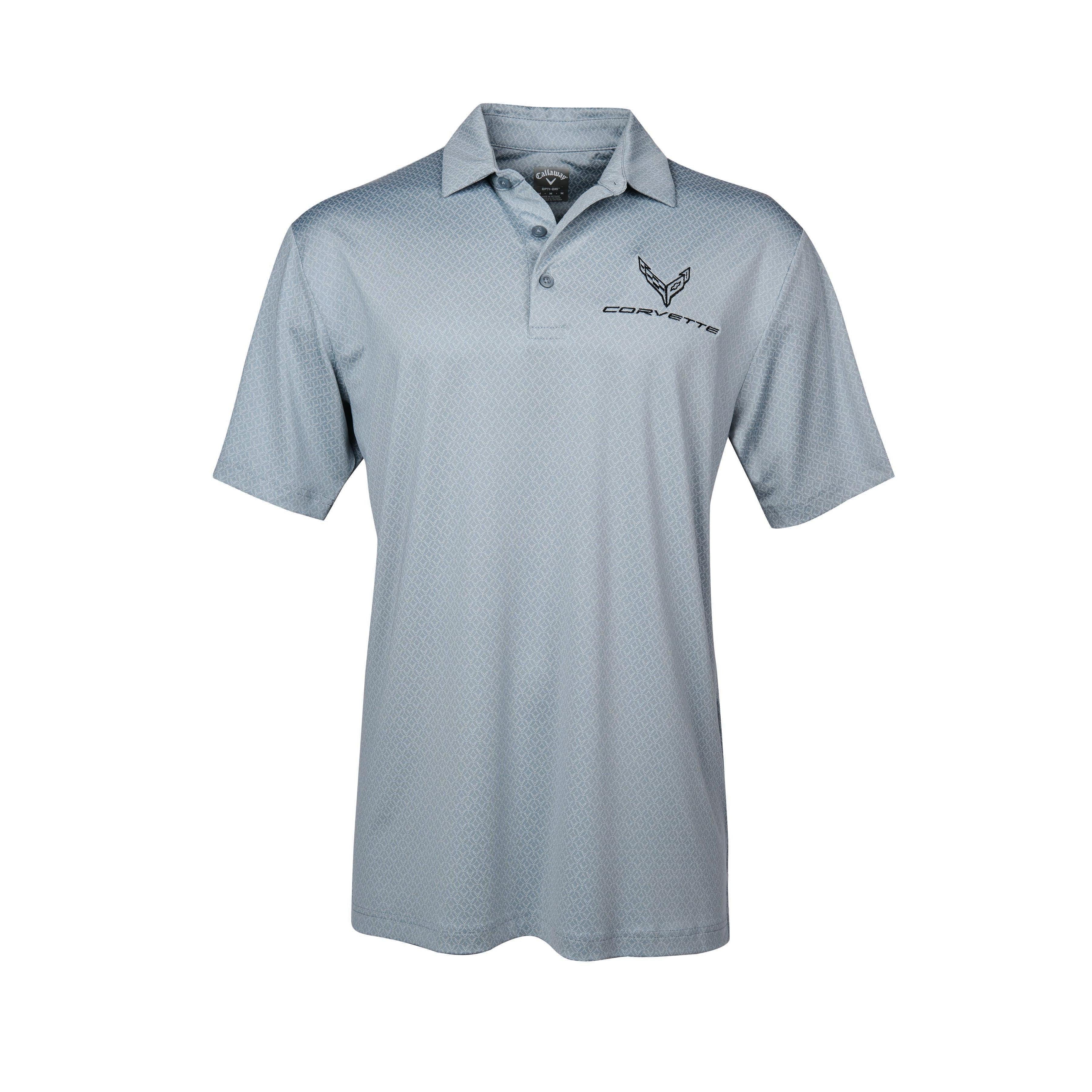 C8 Corvette Opti-Dri Callaway Polo-Grey