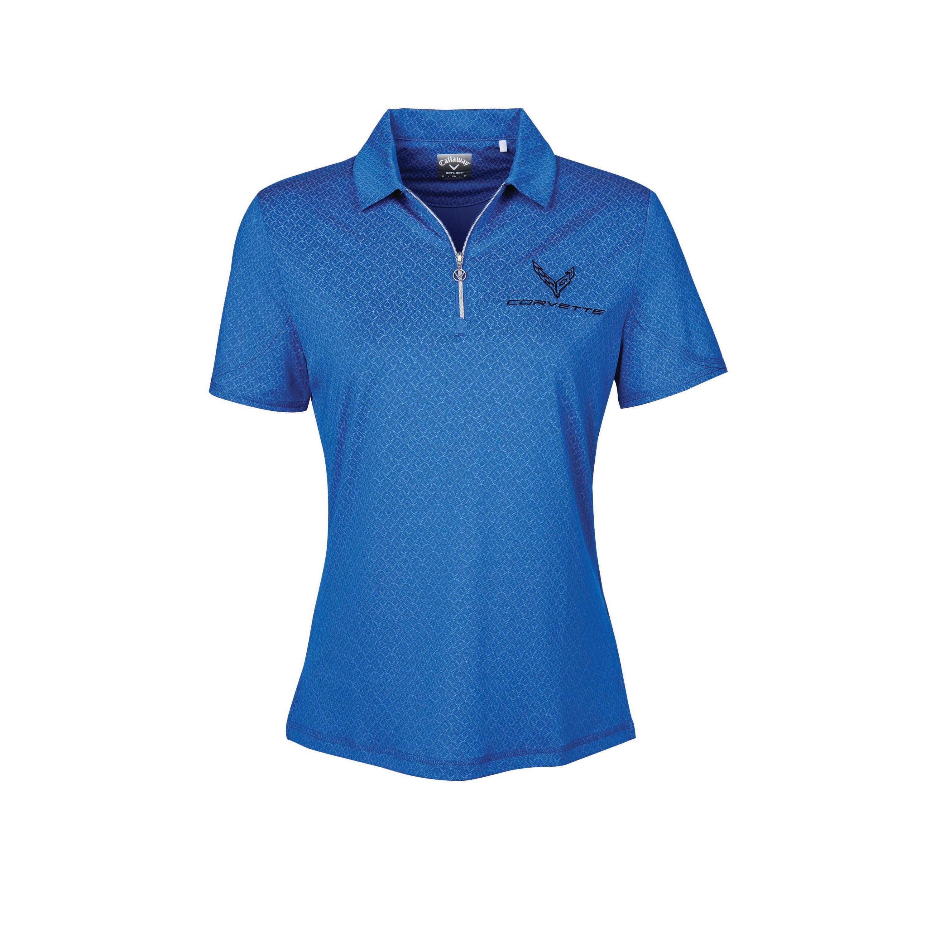 C8 Corvette Ladies Opti-Dri Callaway Polo-Blue