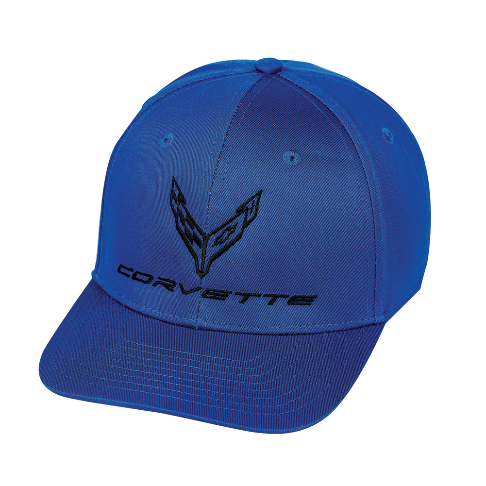 C8 Corvette Tonal Hat/Cap : Royal Blue