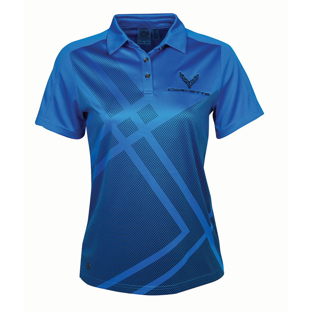 C8 Corvette Stormtech Ladies Polo Shirt