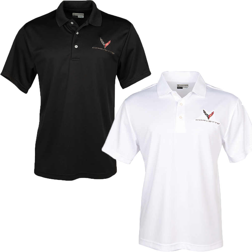 C8 Corvette PGA Airflux Polo Shirt