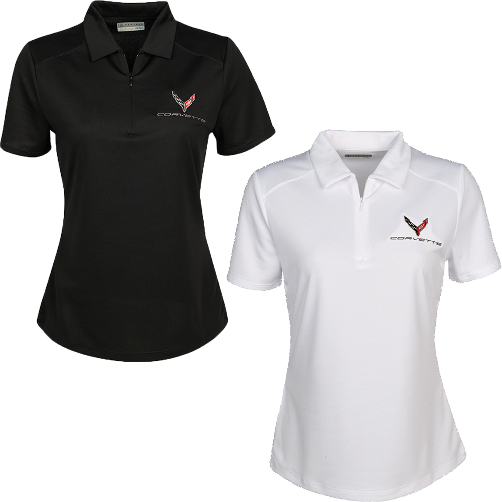 C8 Corvette PGA Airflux Ladies Polo Shirt