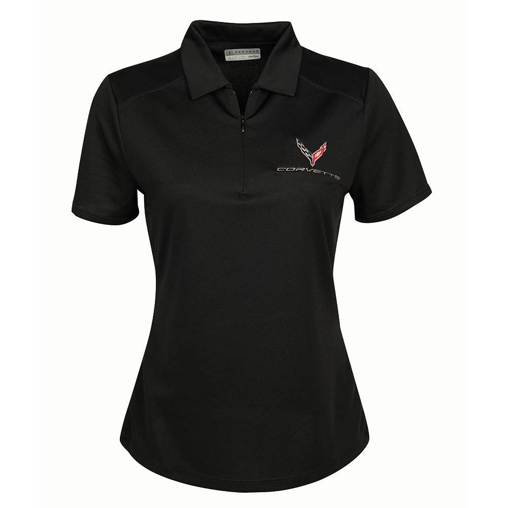 C8 Corvette PGA Airflux Ladies Polo Shirt