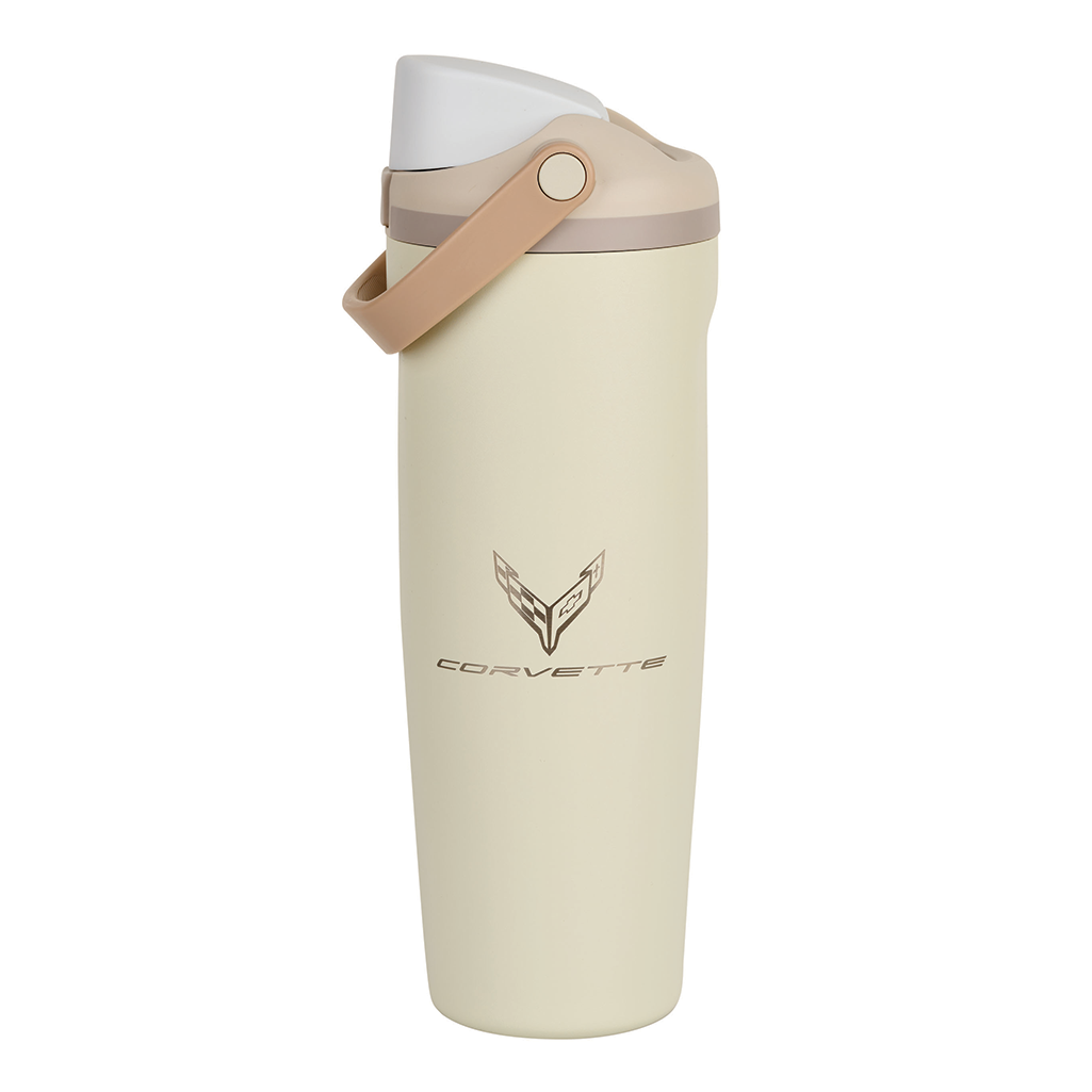 C8 Corvette Owala FreeSip Sway 30oz Tumbler : Cream