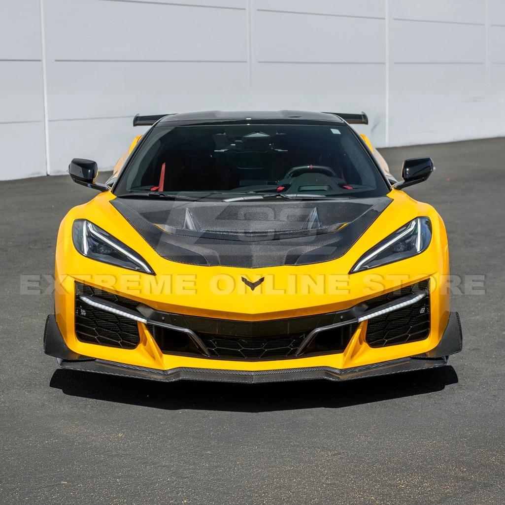 Corvette C8 ZR1 Front Bumper Vented Extractor Hood