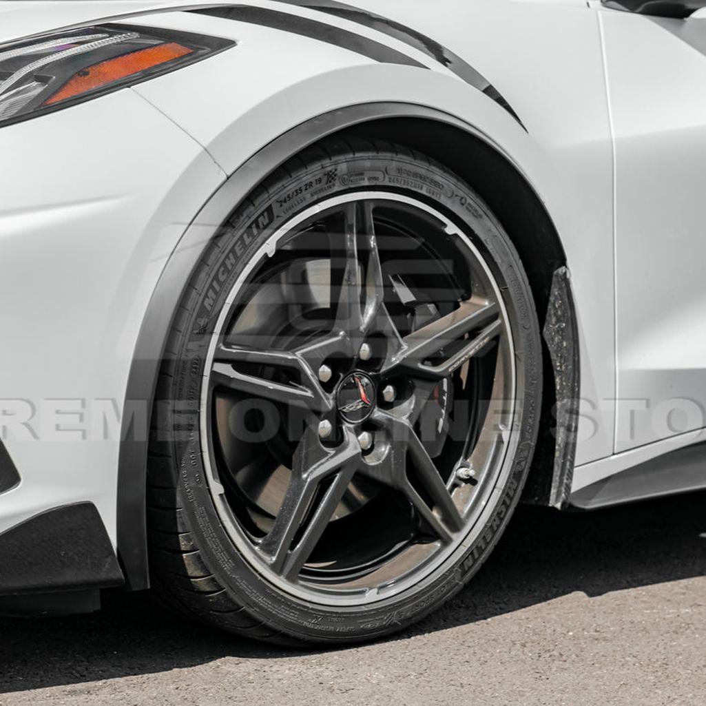 C8 Corvette Dry Carbon Fiber Side Wheel Fender Trim : 2020-2026 C8 Singray, Z06, E-Ray