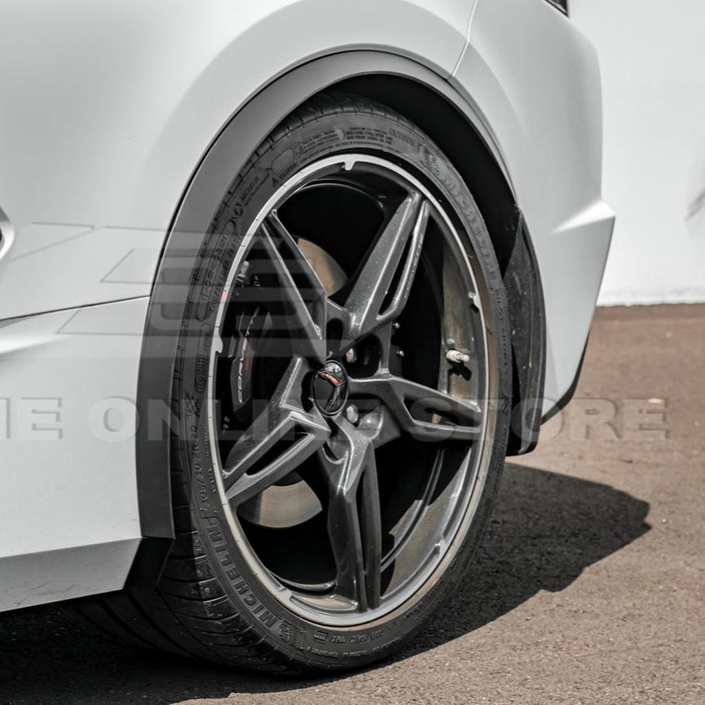 C8 Corvette Dry Carbon Fiber Side Wheel Fender Trim : 2020-2026 C8 Singray, Z06, E-Ray