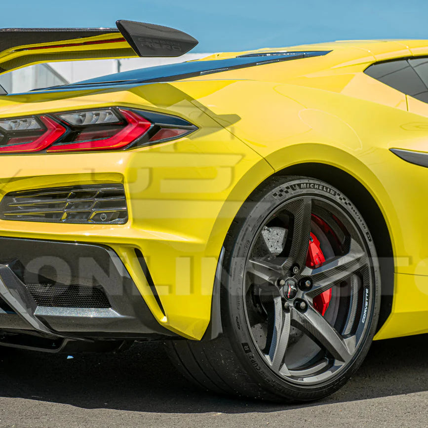 Corvette C8 XL Extended Front Splash Guard Mud Flaps-Z06,ERay : 2020-2025
