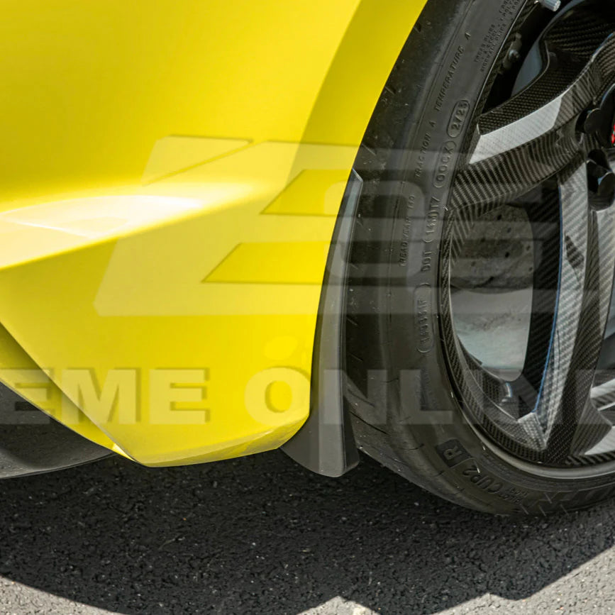 Corvette C8 XL Extended Front Splash Guard Mud Flaps-Z06,ERay : 2020-2025