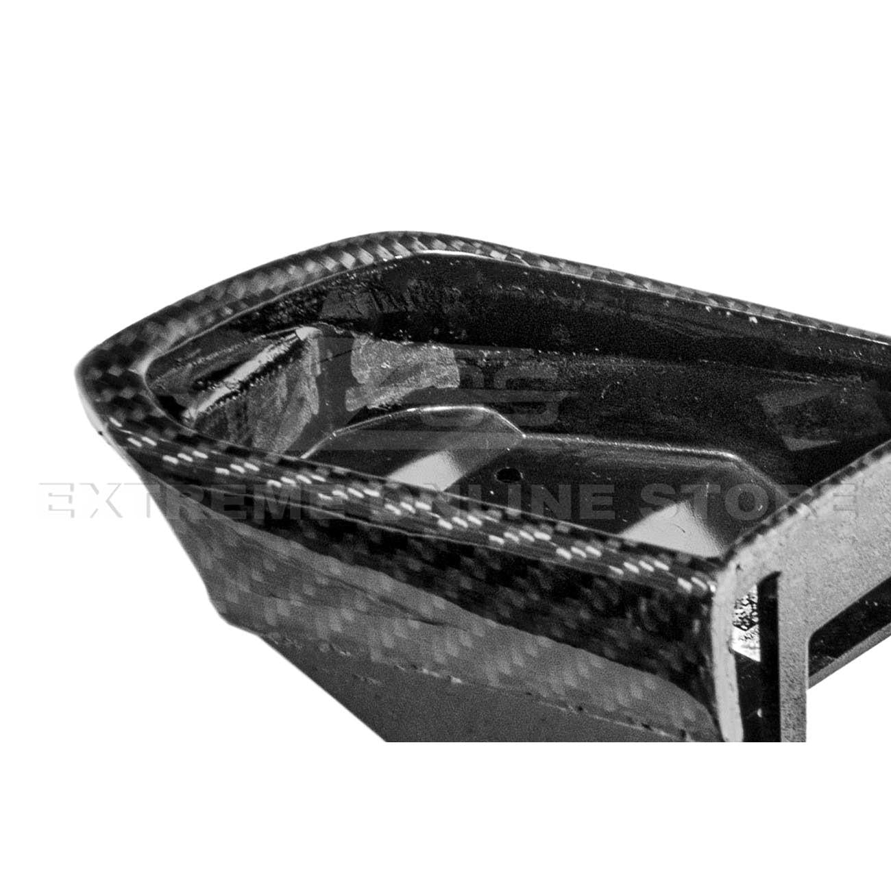 Corvette C8 Replacement Carbon Fiber 2Pcs Steering Wheel Button Cover:2020-2025