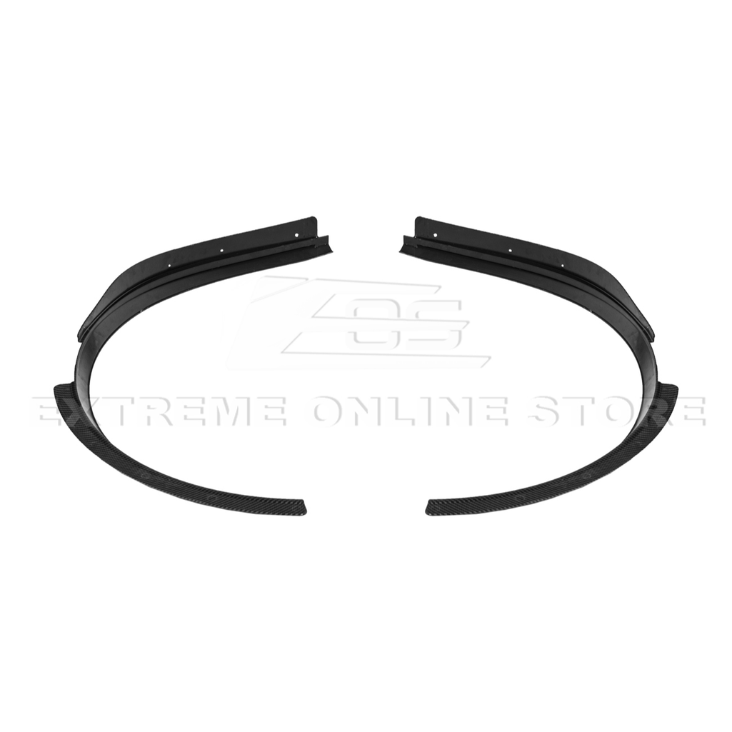 C8 Corvette Dry Carbon Fiber Side Wheel Fender Trim : 2020-2026 C8 Singray, Z06, E-Ray