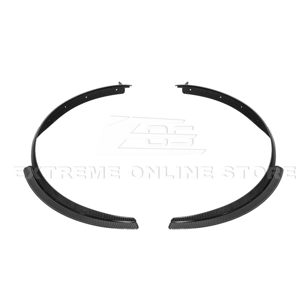 C8 Corvette Dry Carbon Fiber Side Wheel Fender Trim : 2020-2026 C8 Singray, Z06, E-Ray